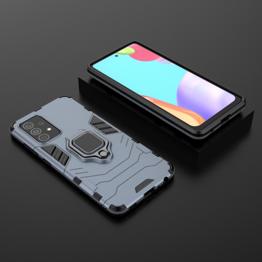  Samsung Galaxy A52 / A52s - Hybrid Ring Skal - Blå