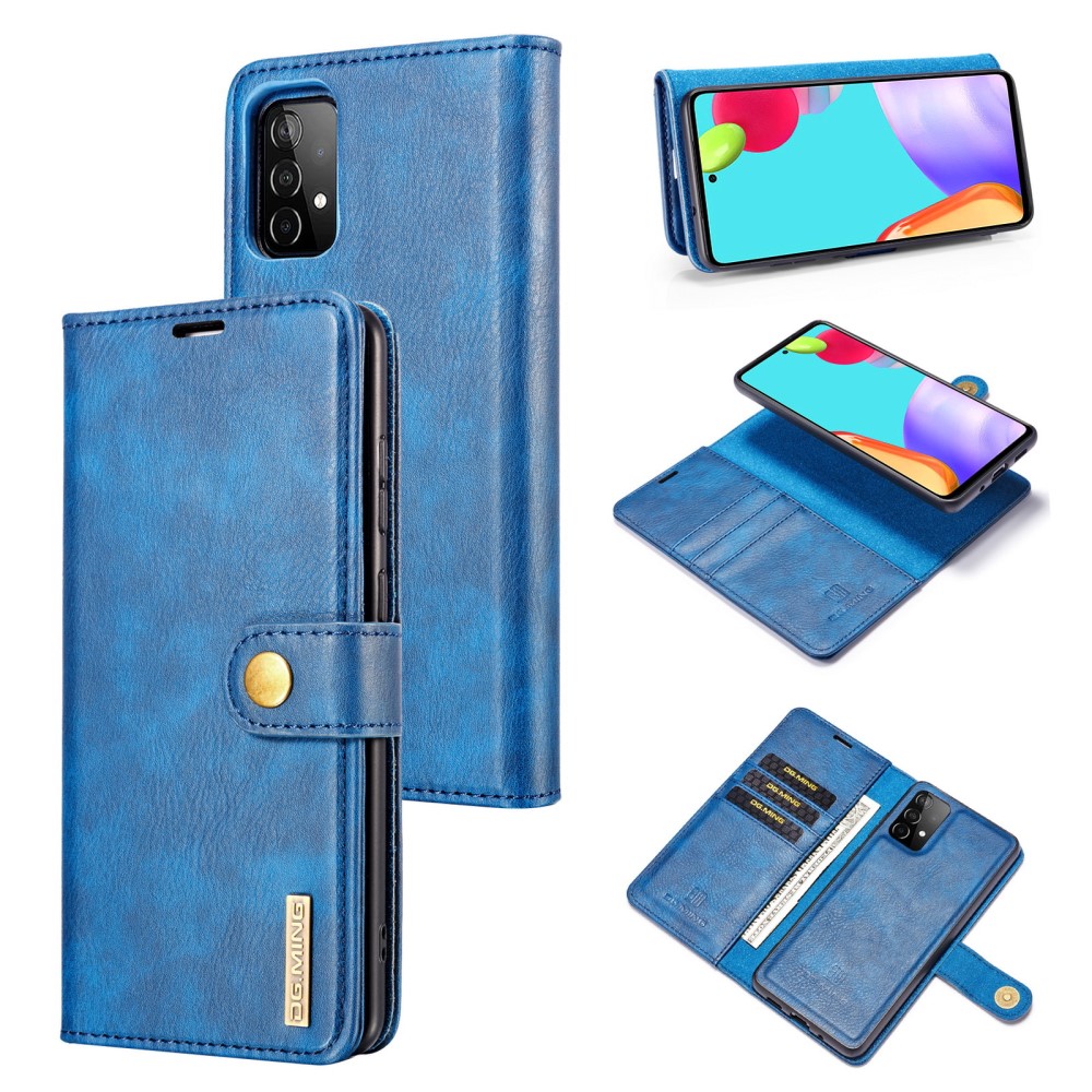 DG.MING Samsung Galaxy A52 / A52s - DG.MING 2in1 Magnet Fodral - Blå