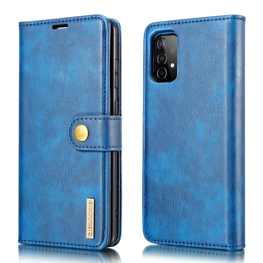 DG.MING Samsung Galaxy A52 / A52s - DG.MING 2in1 Magnet Fodral - Blå