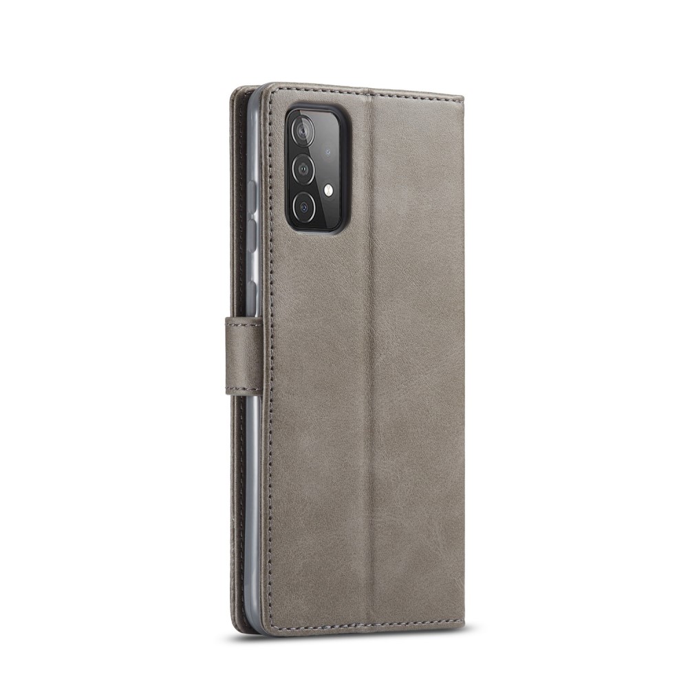 LC.IMEEKE Samsung Galaxy A52 / A52s - LC.IMEEKE Läder Fodral - Grå