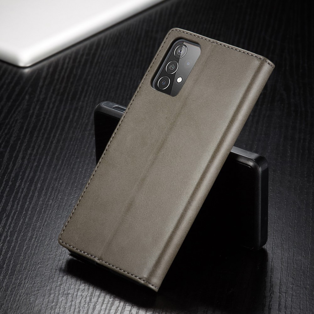 LC.IMEEKE Samsung Galaxy A52 / A52s - LC.IMEEKE Läder Fodral - Grå