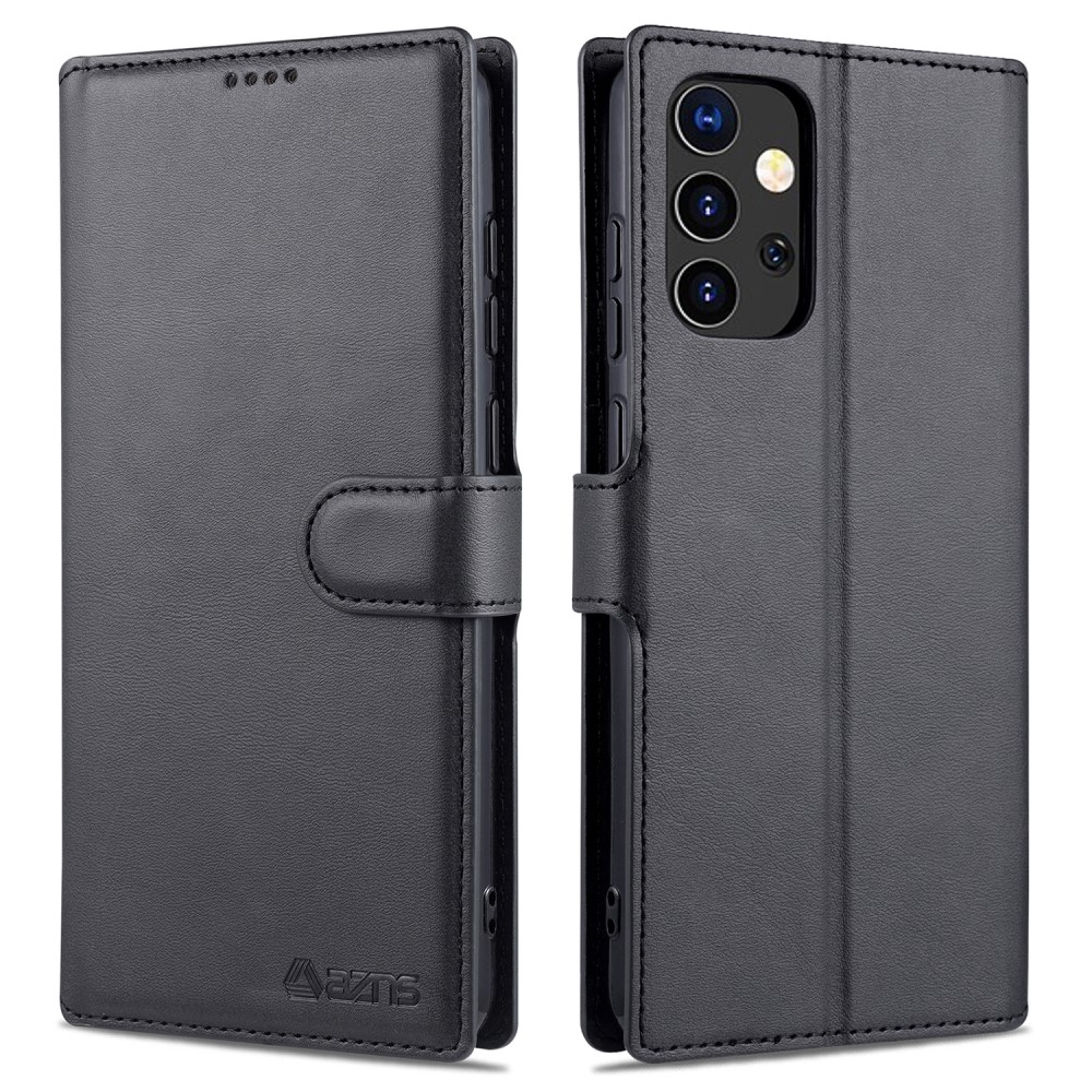 AZNS Samsung Galaxy A52 / A52s - AZNS Läder Fodral - Svart