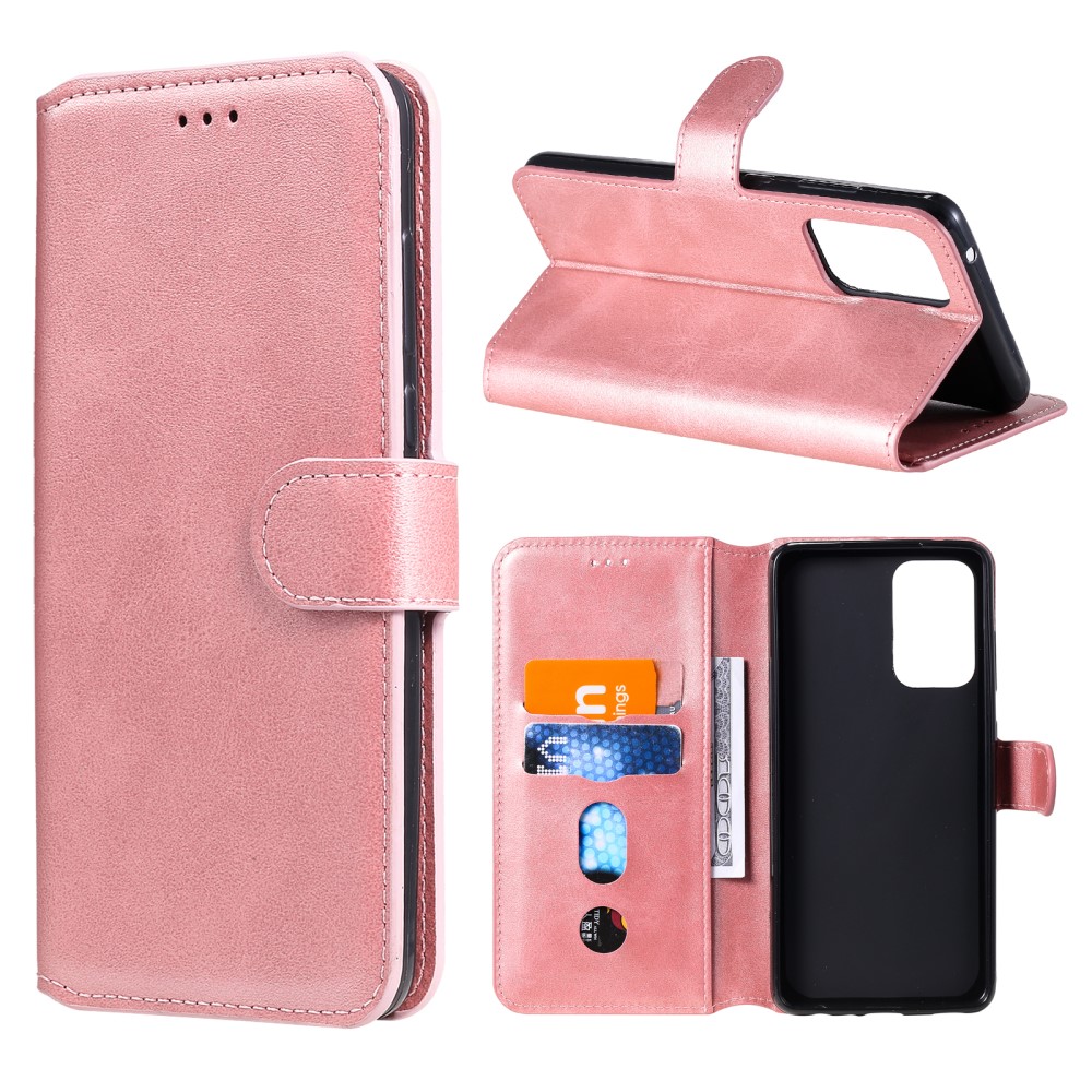  Samsung Galaxy A52 / A52s - Klassiskt Plånboksfodral - Roséguld