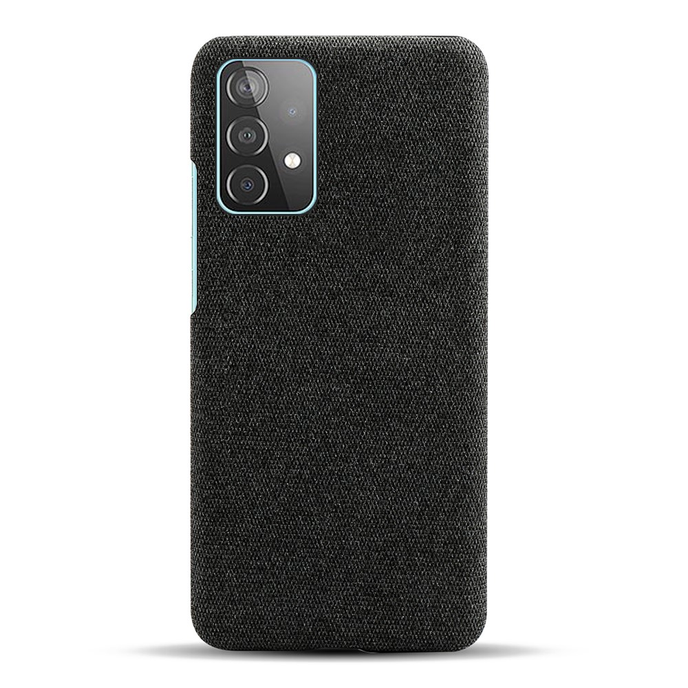 KSQ Samsung Galaxy A52 / A52s - KSQ Tygbelagt Textur Skal - Svart