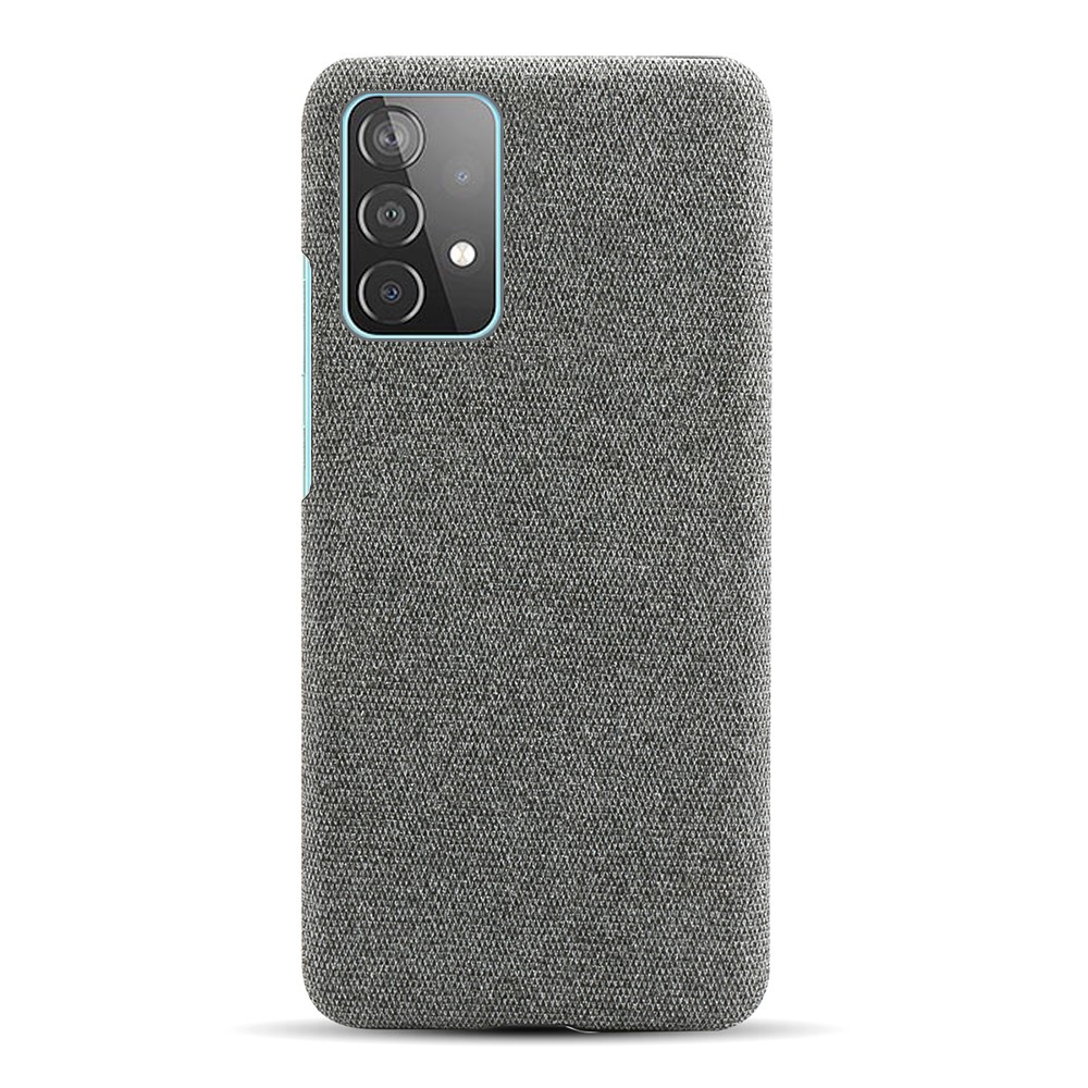 KSQ Samsung Galaxy A52 / A52s - KSQ Tygbelagt Textur Skal - Grå