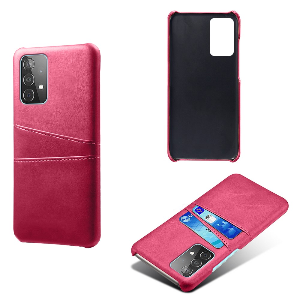 KSQ Samsung Galaxy A52 / A52s - KSQ Skal Med Kortfack - Rosa