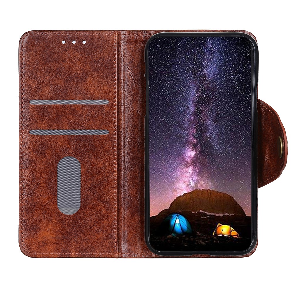 KHAZNEH Samsung Galaxy A72 - KHAZNEH Plånboksfodral - Brun