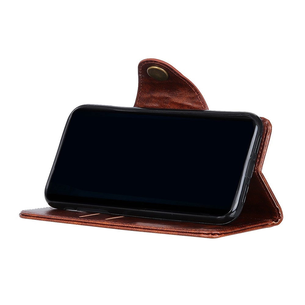 KHAZNEH Samsung Galaxy A72 - KHAZNEH Plånboksfodral - Brun