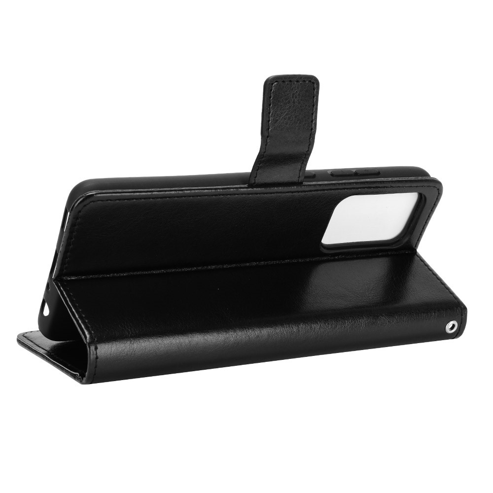  Samsung Galaxy A72 - Crazy Horse Fodral - Svart