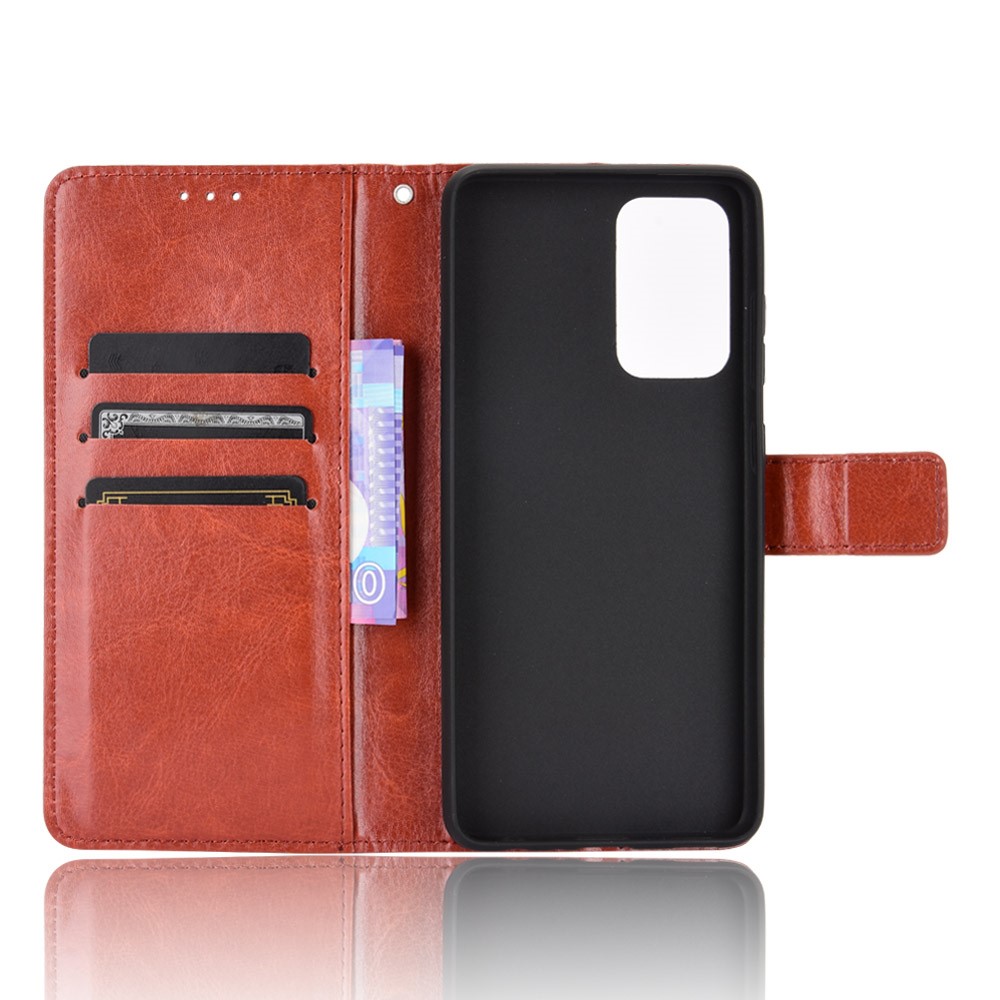  Samsung Galaxy A72 - Crazy Horse Fodral - Brun