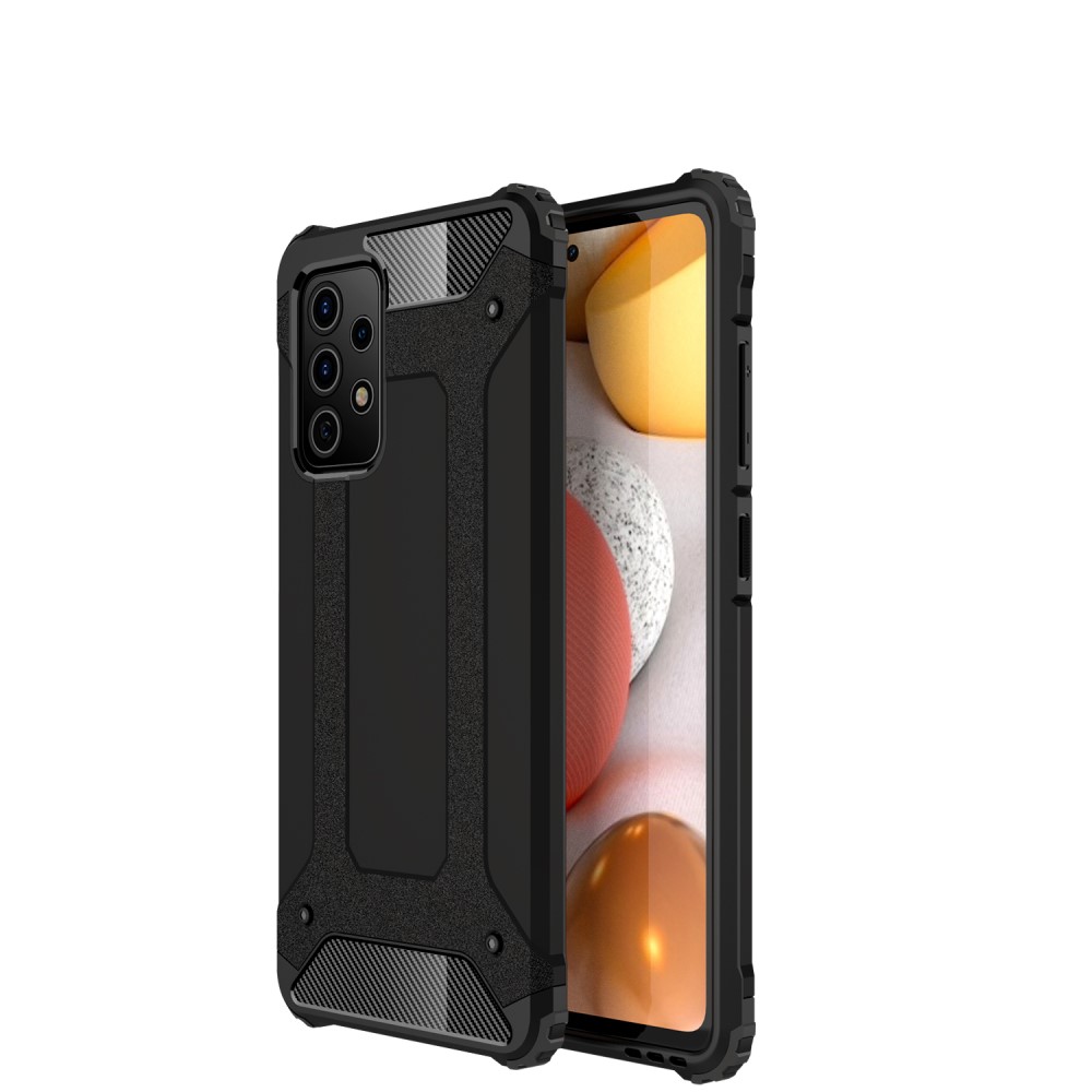  Samsung Galaxy A72 - Shockproof Armor Hybrid Skal - Svart