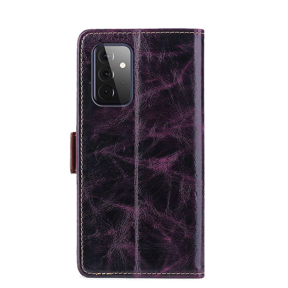  Samsung Galaxy A72 - Läder Fodral - Lila