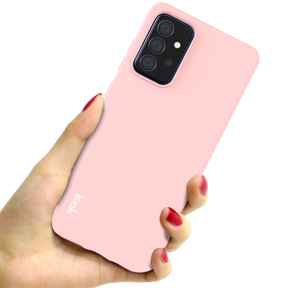 IMAK Samsung Galaxy A72 - IMAK Skin Touch Skal - Ljus Rosa