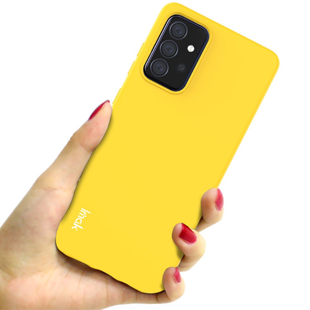 IMAK Samsung Galaxy A72 - IMAK Skin Touch Skal - Gul