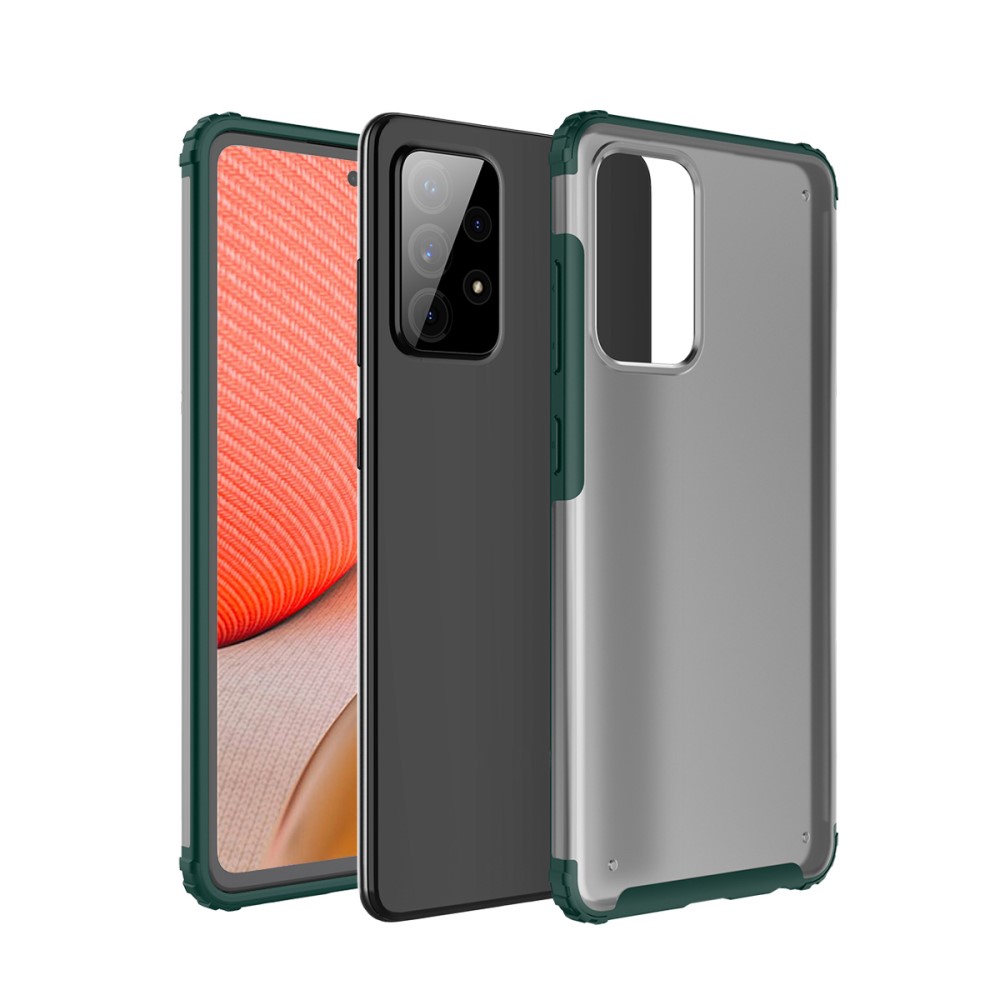  Samsung Galaxy A72 - Shockproof Hybrid Armor Skal - Grön