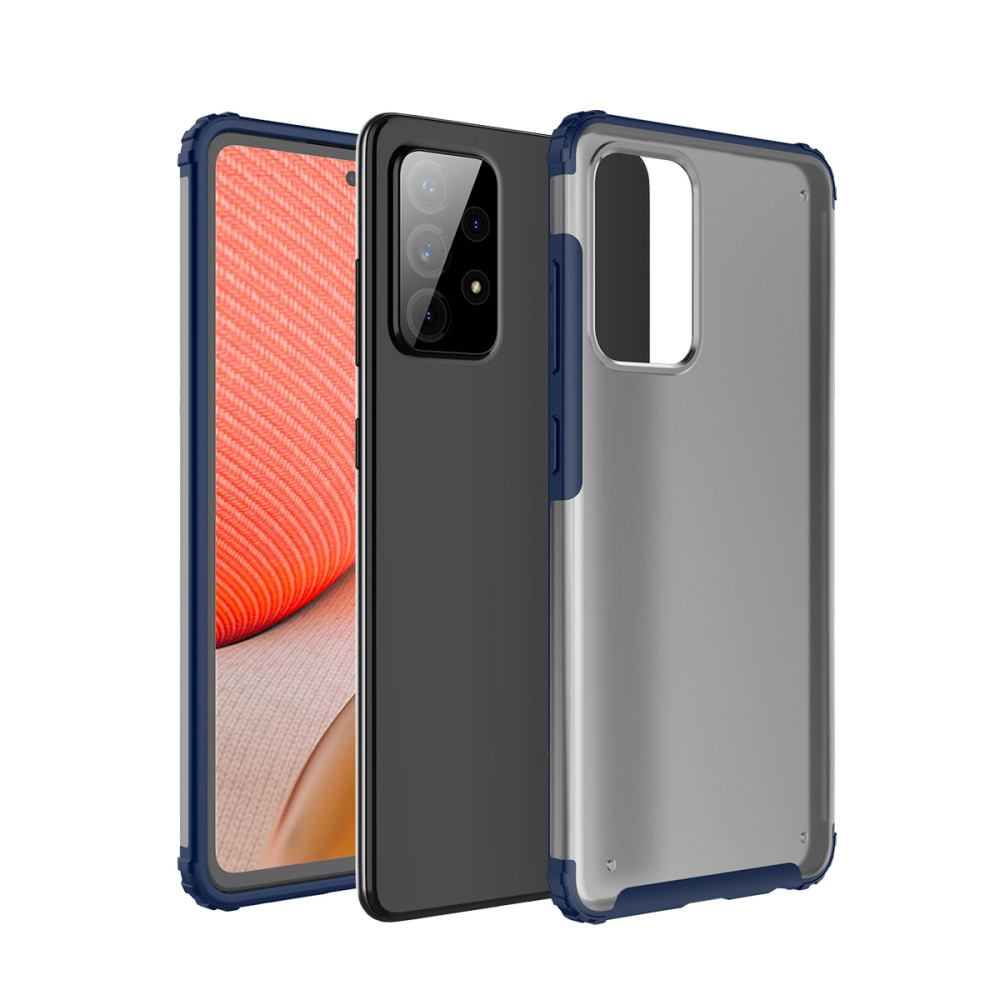  Samsung Galaxy A72 - Shockproof Hybrid Armor Skal - Blå