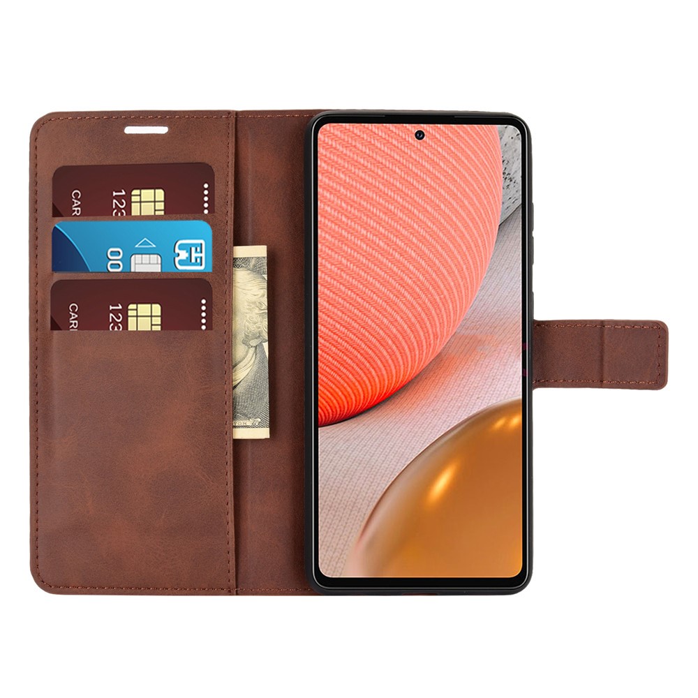  Samsung Galaxy A72 - Plånboksfodral - Brun