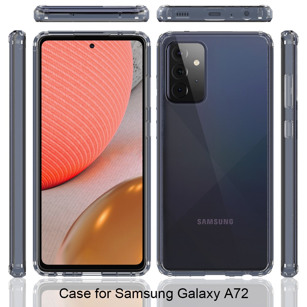  Samsung Galaxy A72 - Akryl/TPU Transparent Skal
