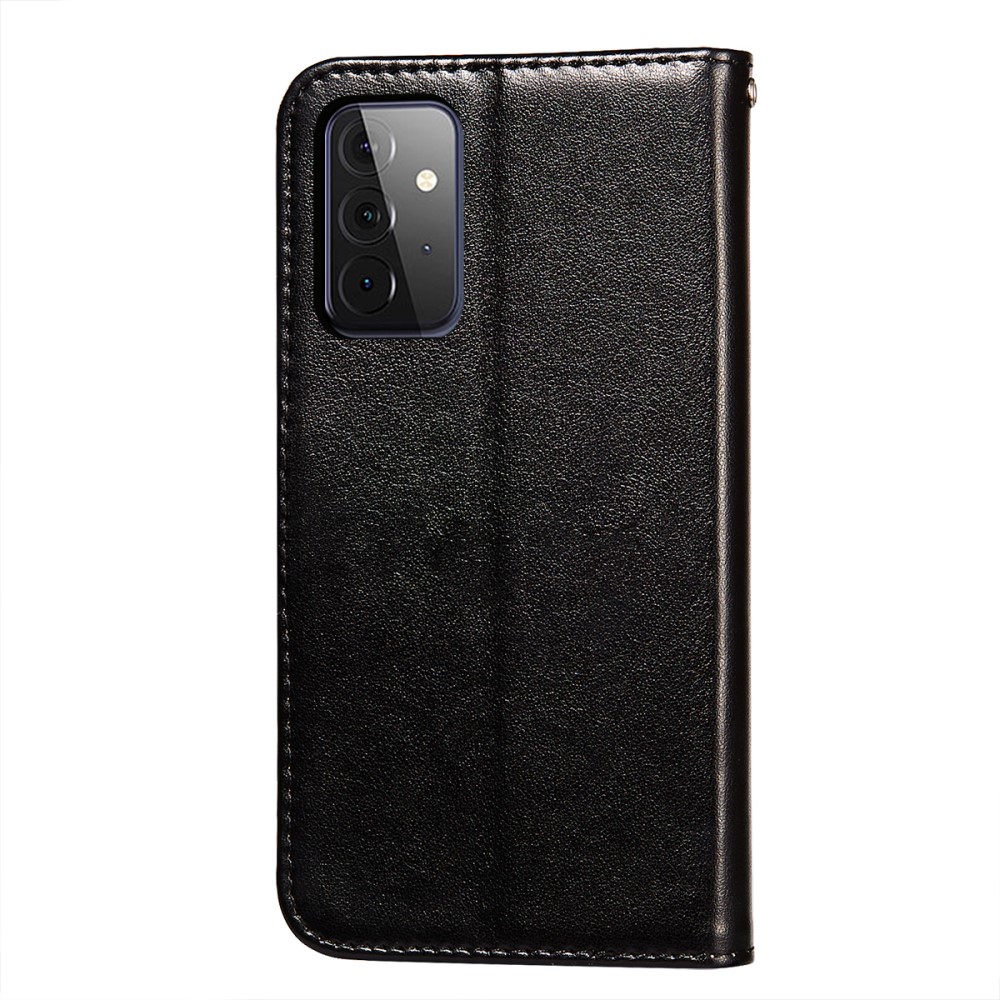  Samsung Galaxy A72 - Läder Fodral - Svart