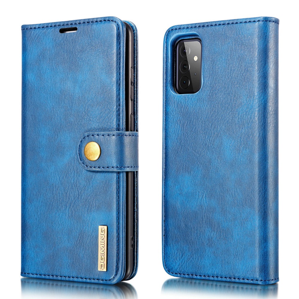 DG.MING Samsung Galaxy A72 - DG.MING 2in1 Magnet Fodral - Blå