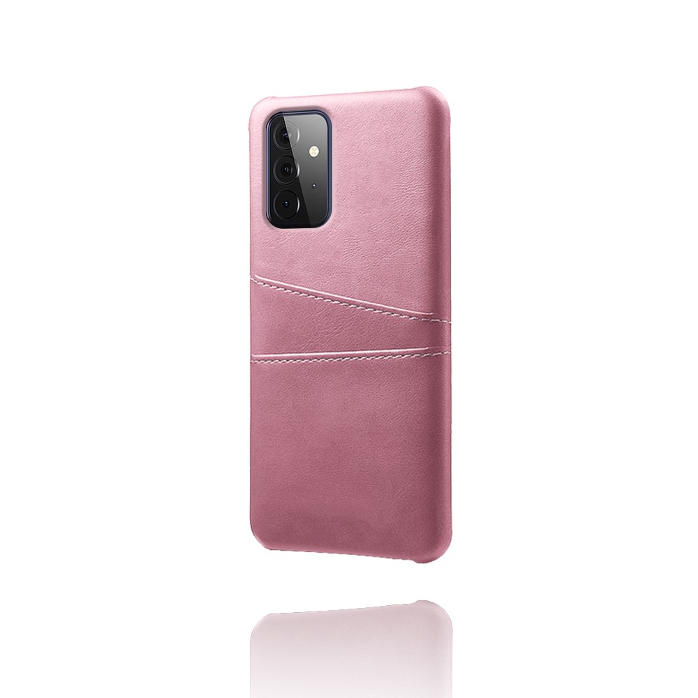 KSQ Samsung Galaxy A72 - KSQ Skal Med Kortfack - Roséguld
