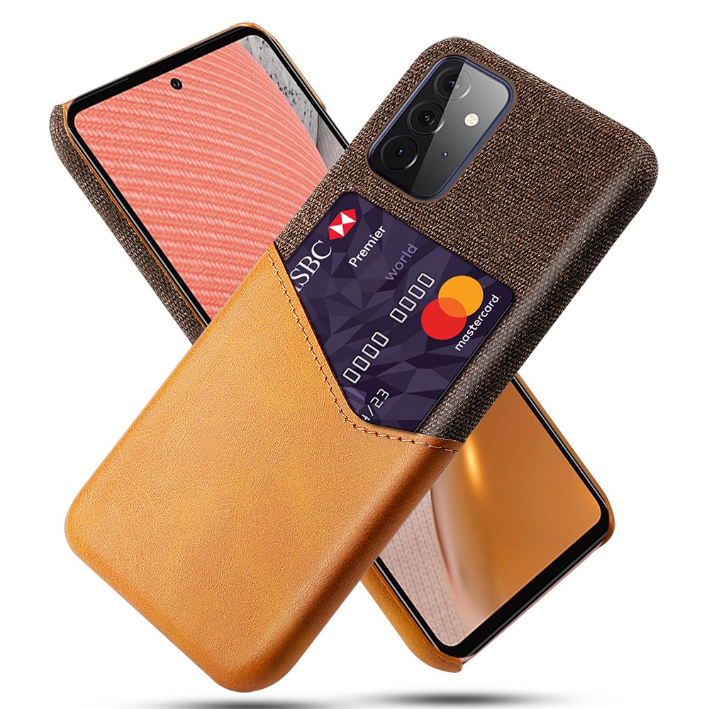 KSQ Samsung Galaxy A72 - KSQ Skal Med Kortfack - Orange