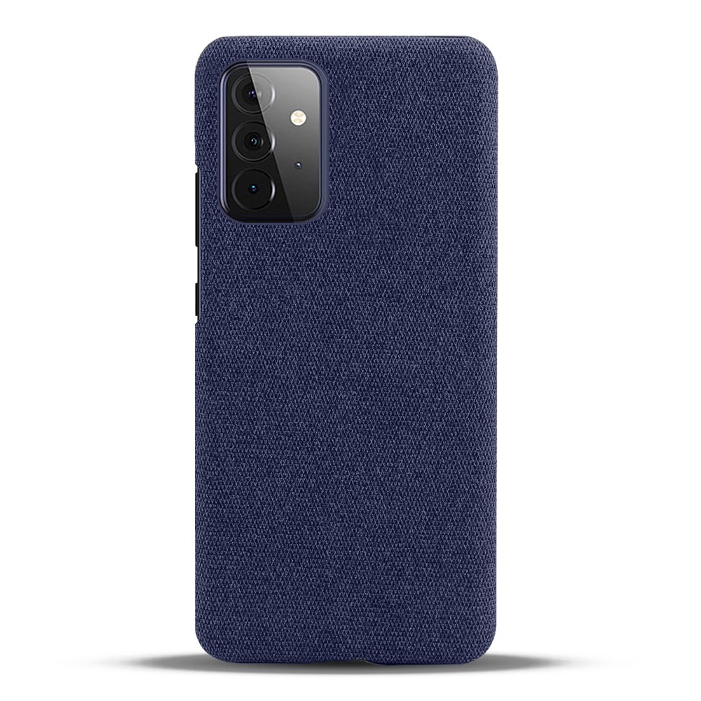 KSQ Samsung Galaxy A72 - KSQ Tygbelagt Skal - Blå