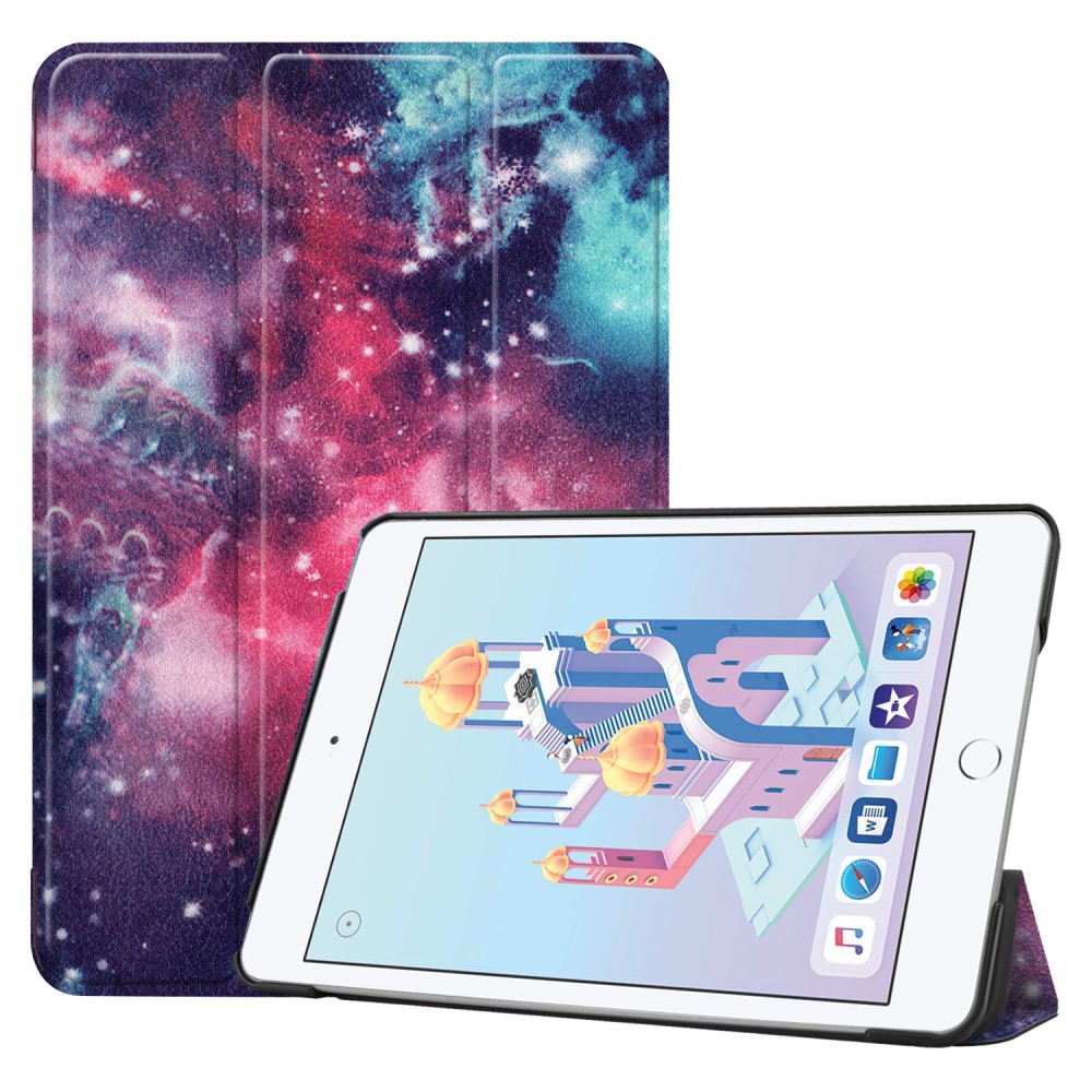  iPad Mini (2019) - Slimfit Tri-Fold Fodral - Cosmic Space