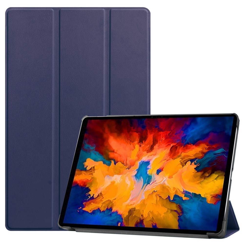  Lenovo Tab P11 Pro - Tri-Fold Läder Fodral - Mörk Blå