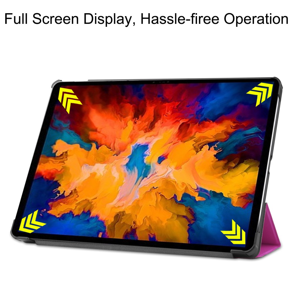  Lenovo Tab P11 Pro - Tri-Fold Läder Fodral - Lila