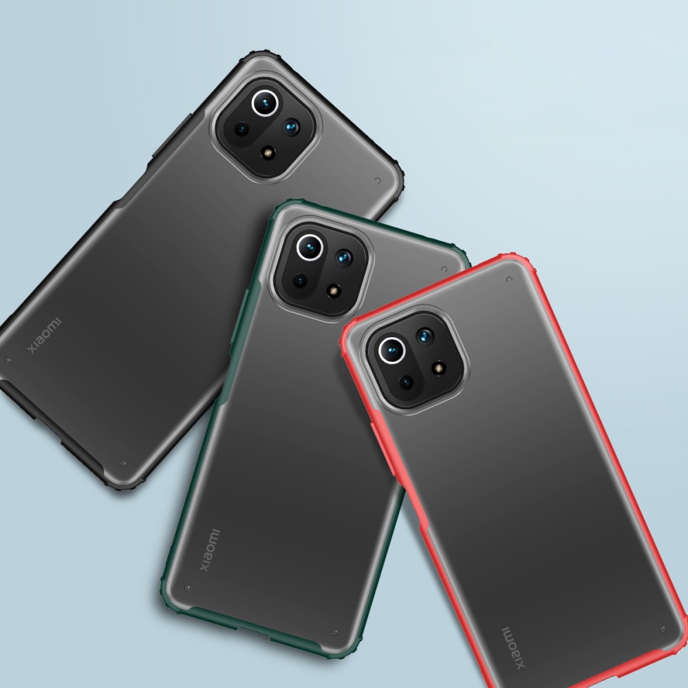 Xiaomi Mi 11 Lite - Shockproof Hybrid Armor Skal - Svart