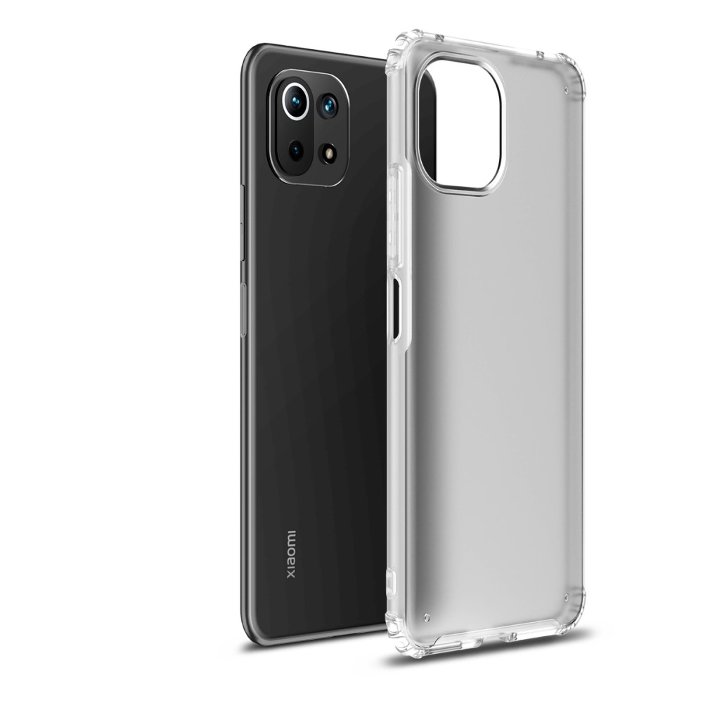  Xiaomi Mi 11 Lite - Shockproof Hybrid Armor Skal - Transparent