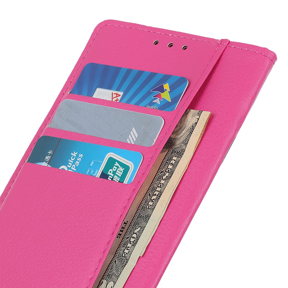  Xiaomi Mi 11 Ultra - Litchi Läder Fodral - Rosa