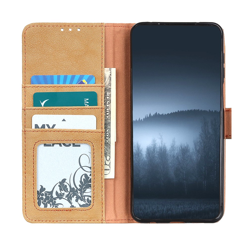 KHAZNEH Xiaomi Mi 11 Ultra - KHAZNEH Split Läder Fodral - Beige