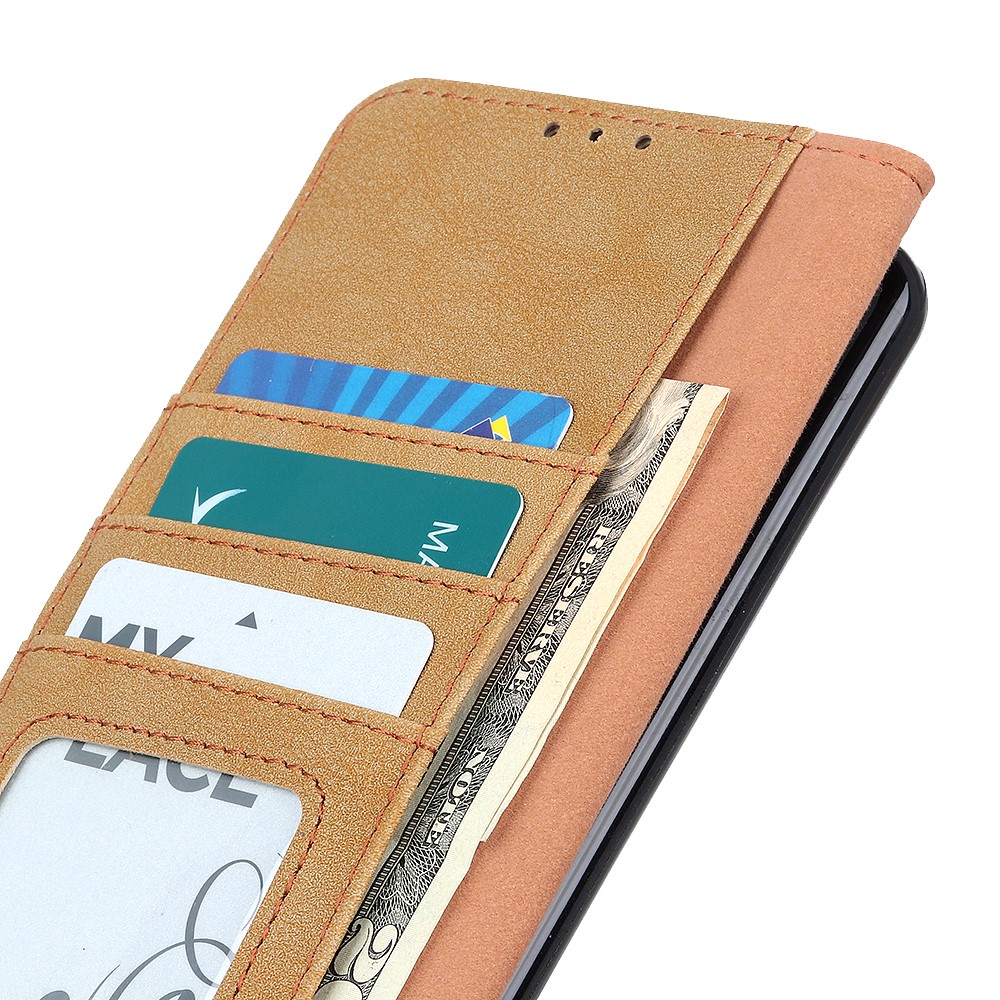 KHAZNEH Xiaomi Mi 11 Ultra - KHAZNEH Split Läder Fodral - Beige