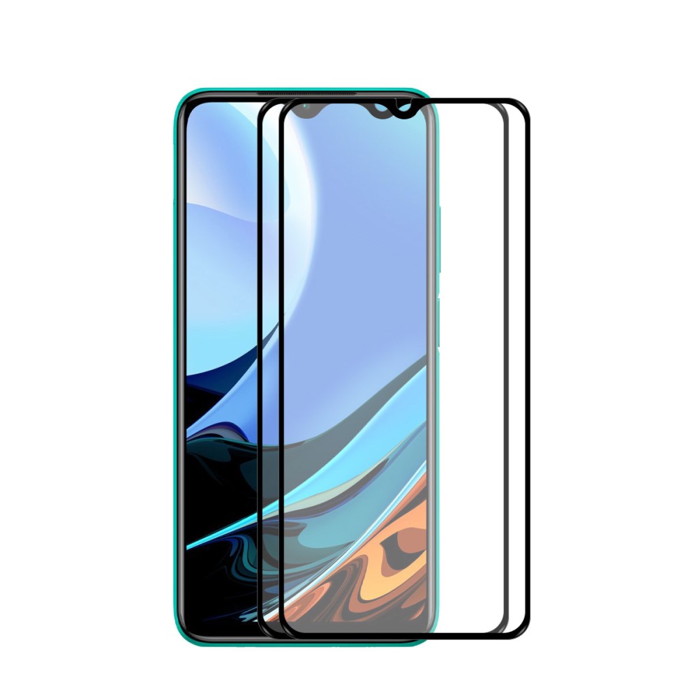 HAT PRINCE Xiaomi Redmi 9T - 2-PACK HAT PRINCE Heltäckande Skärmskydd
