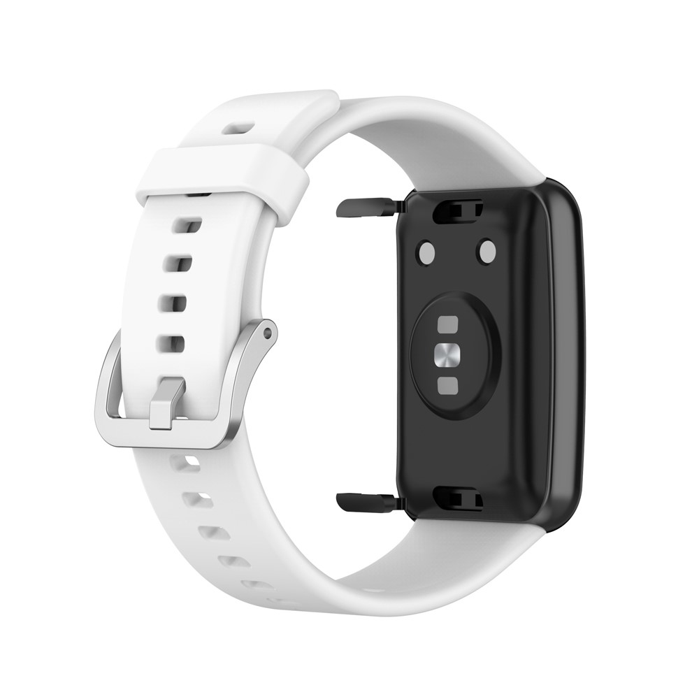  Silikon Armband För Huawei Watch Fit - Vit