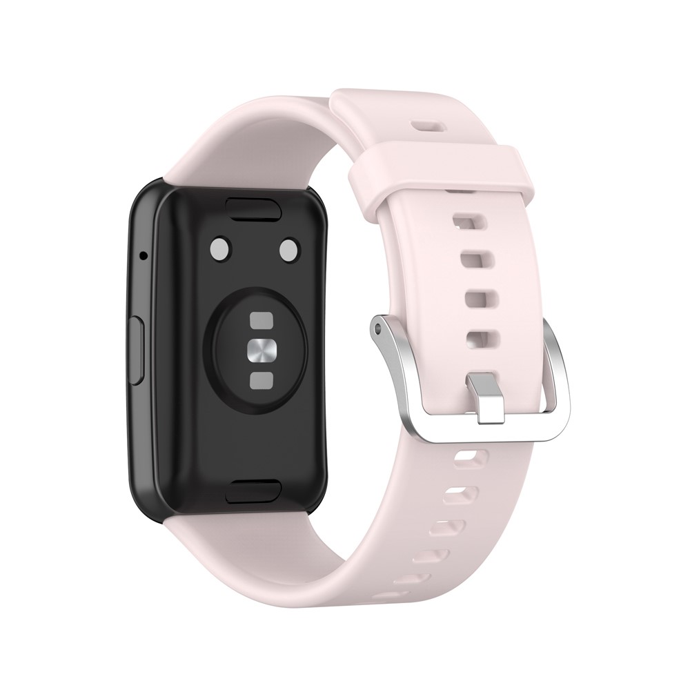  Silikon Armband För Huawei Watch Fit - Ljus Rosa