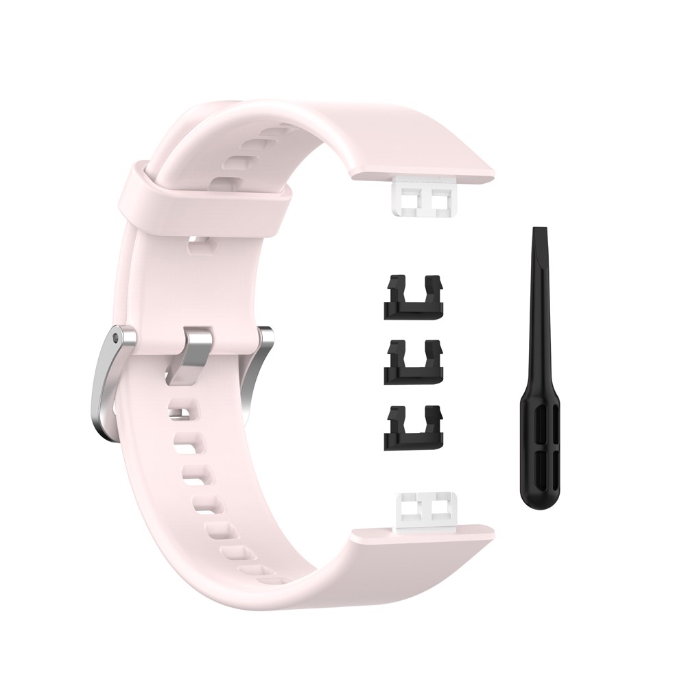  Silikon Armband För Huawei Watch Fit - Ljus Rosa