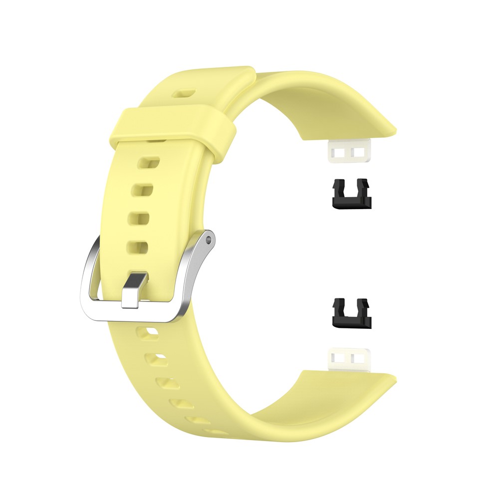  Silikon Armband För Huawei Watch Fit - Gul