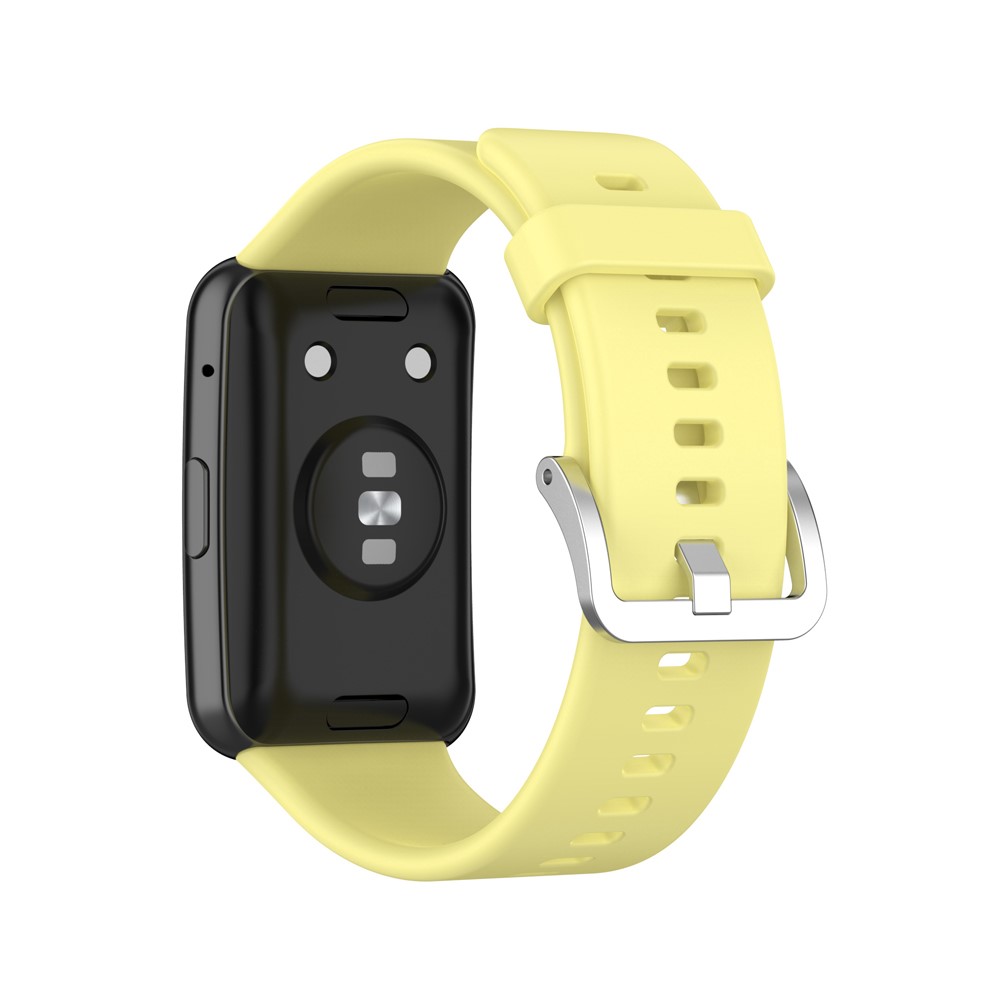 Silikon Armband För Huawei Watch Fit - Gul