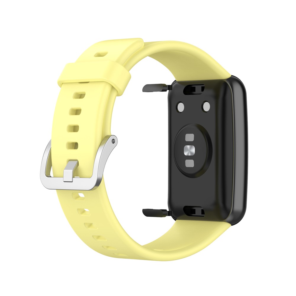  Silikon Armband För Huawei Watch Fit - Gul