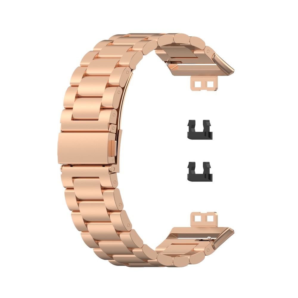  Lyxigt Metallarmband För Huawei Watch Fit - Roséguld