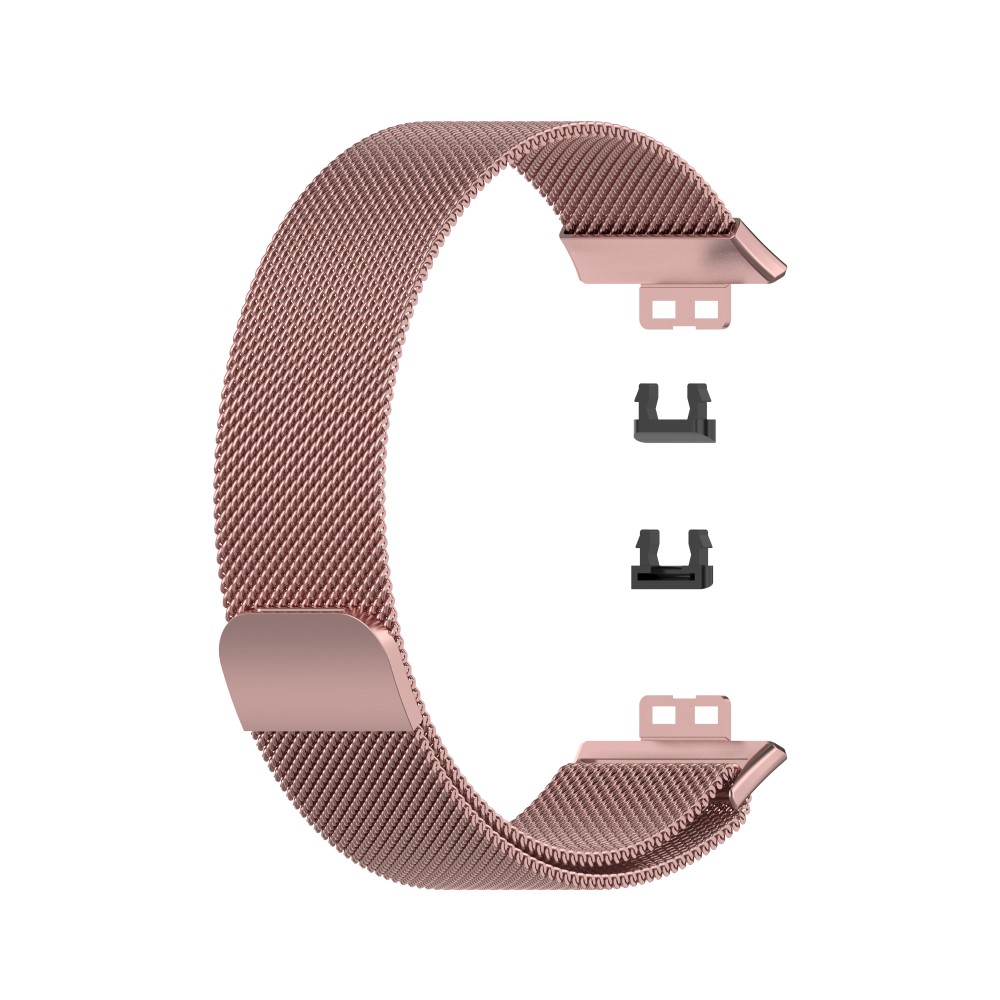  Milanese Loop Metall Armband Huawei Watch Fit - Rosa