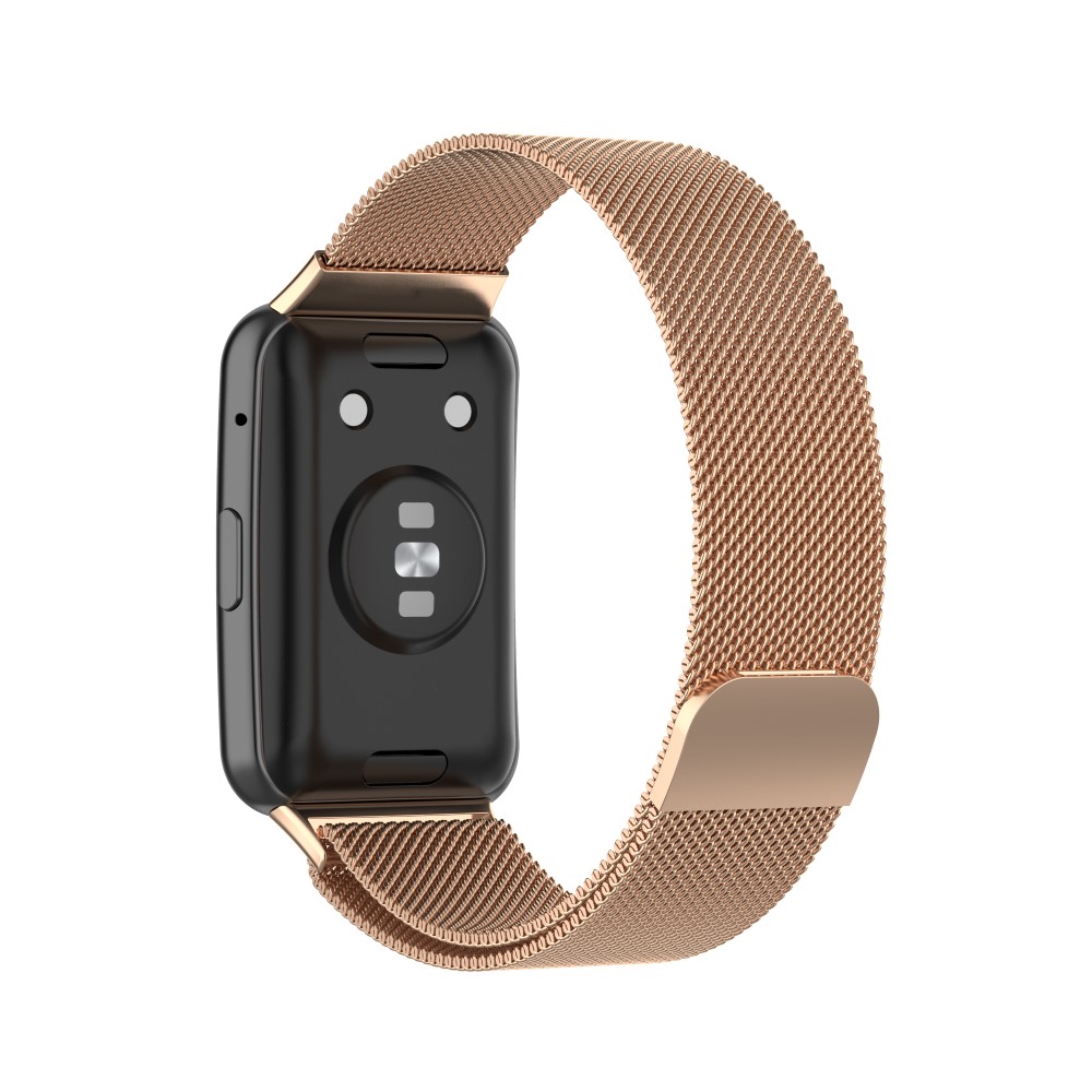 Milanese Loop Metall Armband Huawei Watch Fit - Roséguld