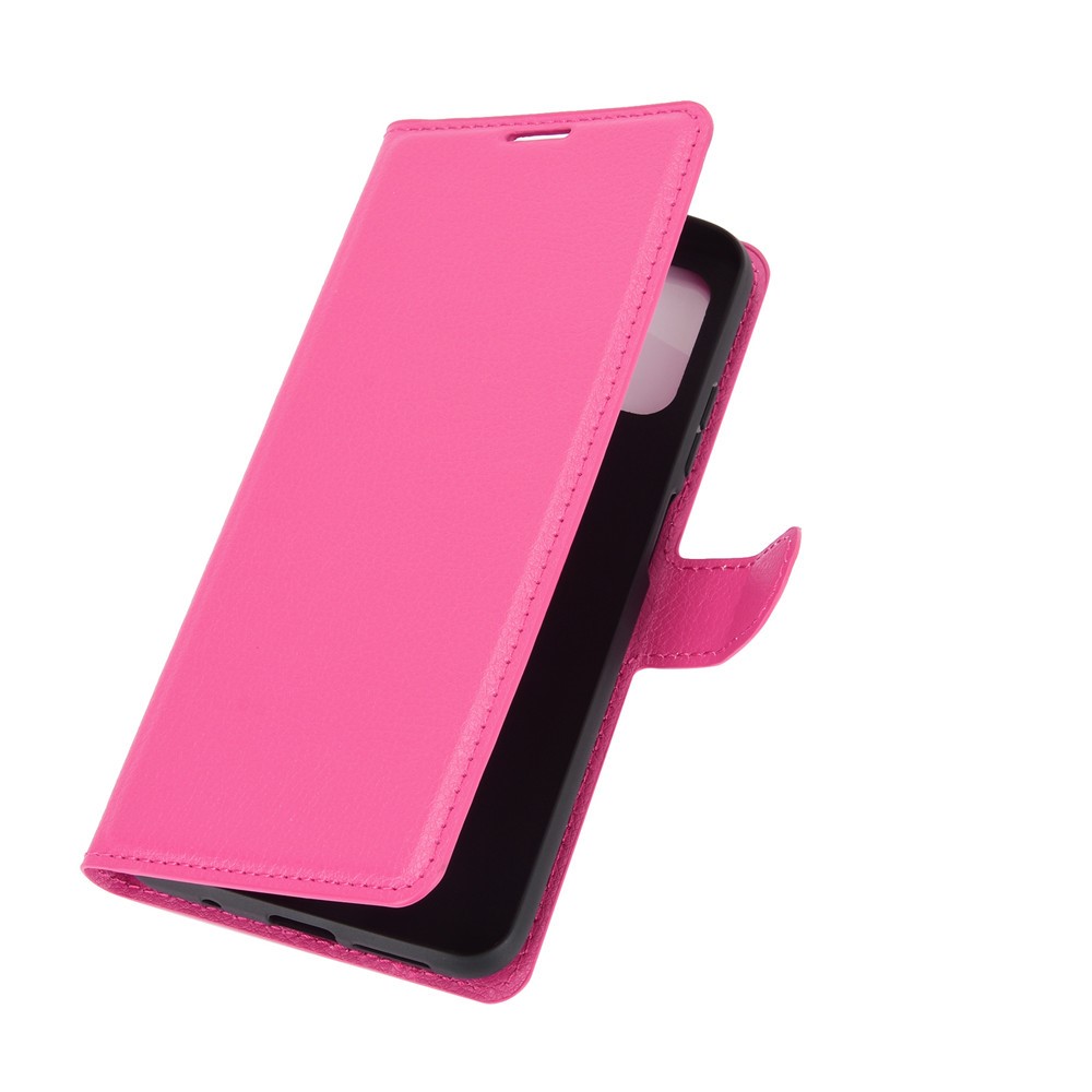  Xiaomi Redmi 9T - Litchi Läder Fodral - Rosa