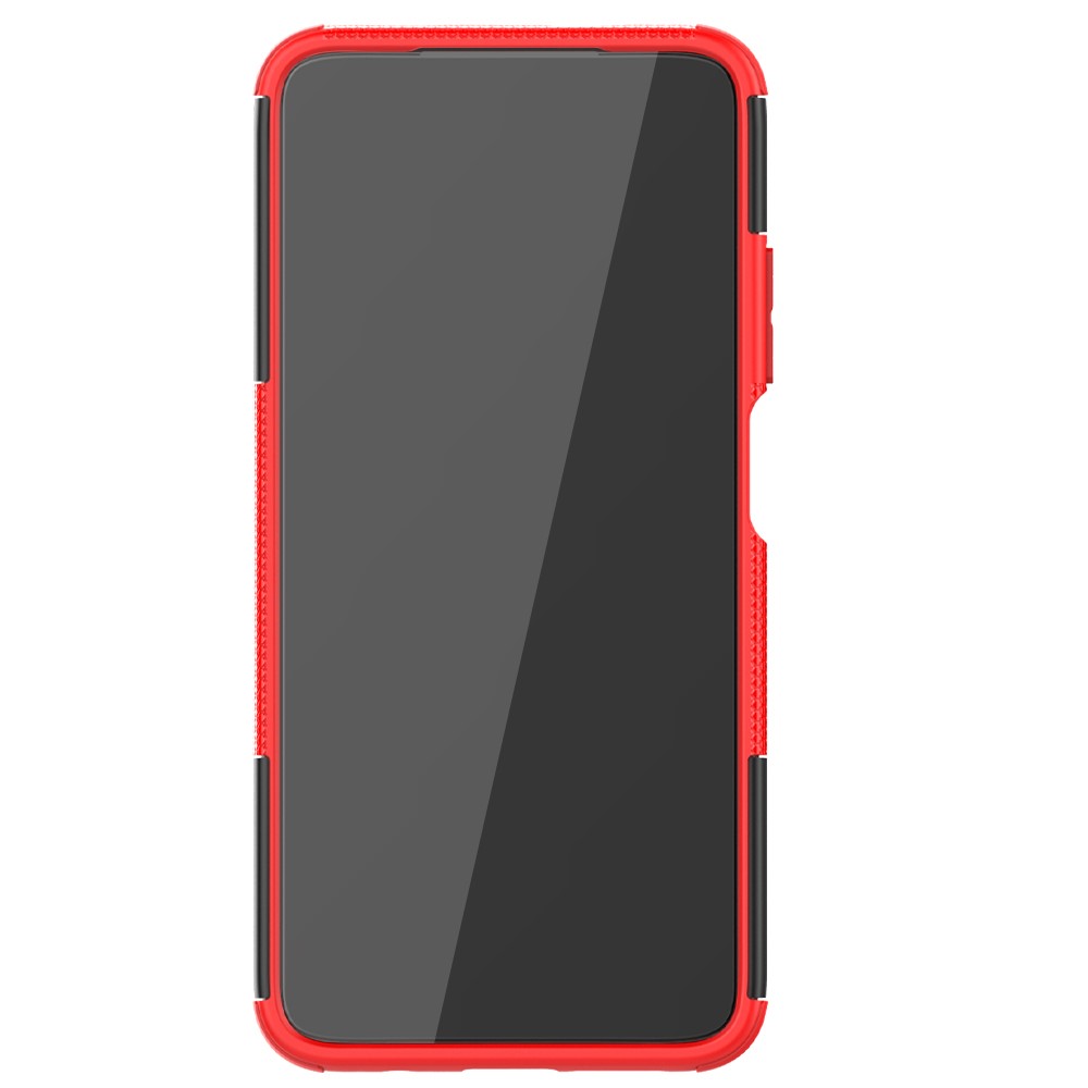  Xiaomi Redmi 9T - Ultimata Stöttåliga Skalet med Stöd - Röd