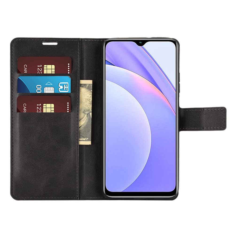  Xiaomi Redmi 9T - Läder Fodral - Svart