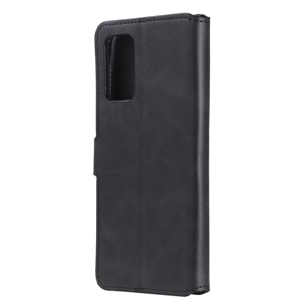  Xiaomi Redmi 9T - Solid Läder Fodral - Svart
