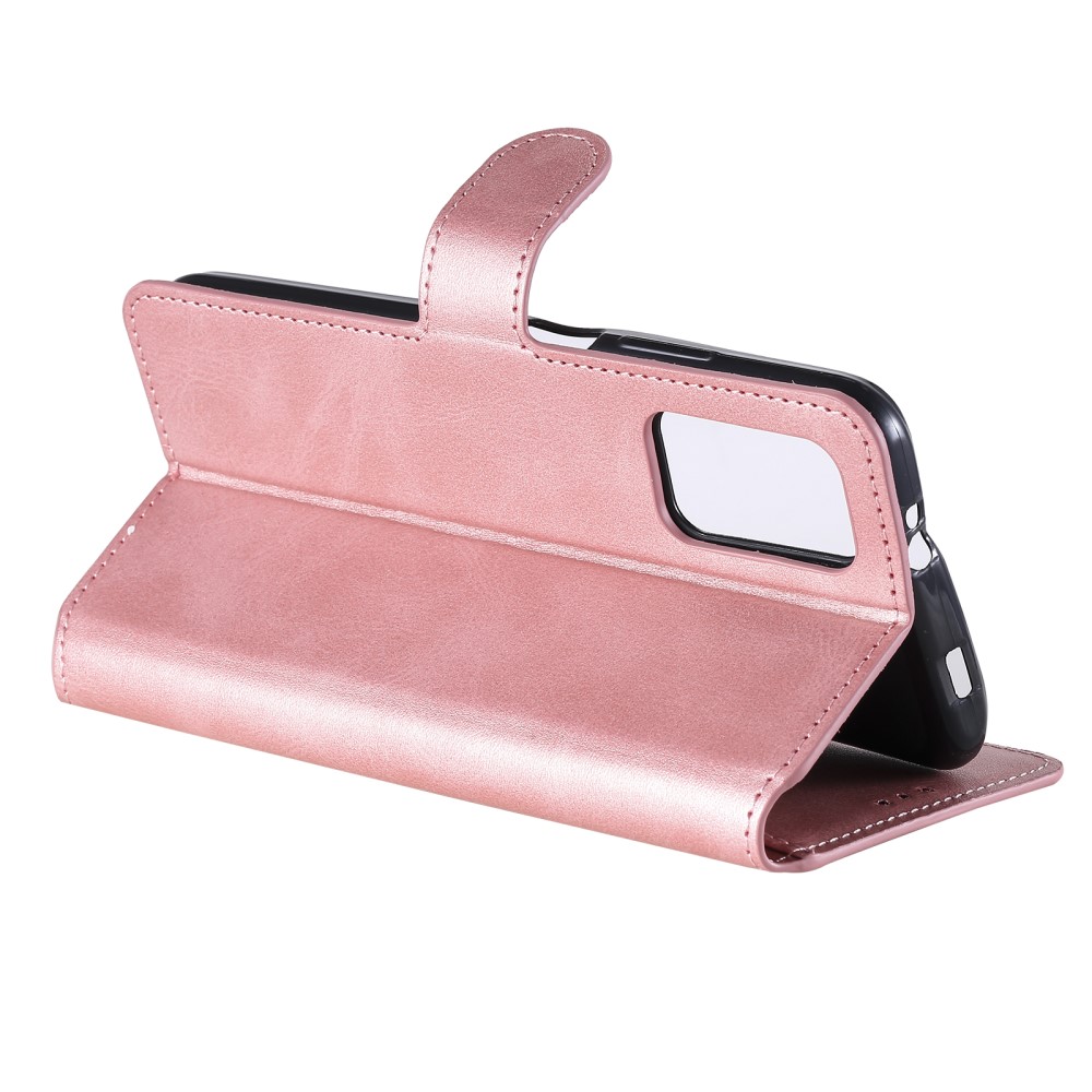  Xiaomi Redmi 9T - Solid Läder Fodral - Roséguld